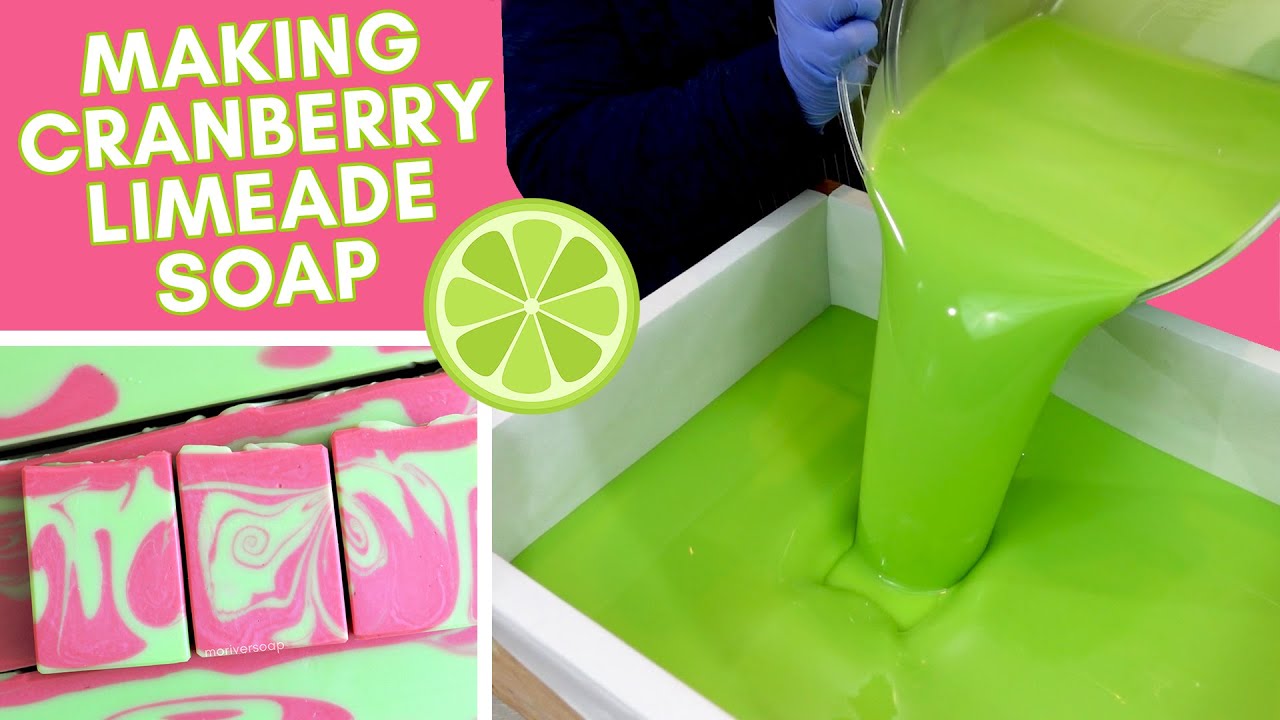 Cranberry Limeade Soapmaking | MO River Soap