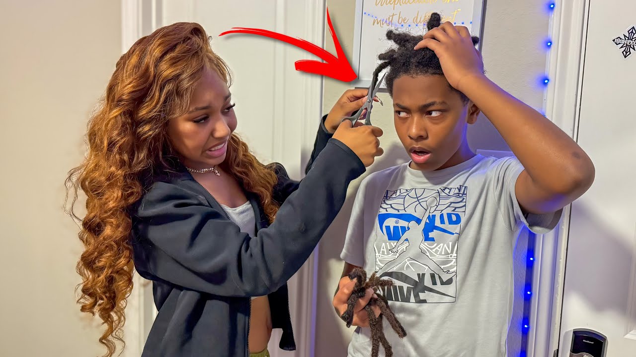 Big Sister PAID Little BROTHER To CUT His HAIR, What Happened Next Is Shocking