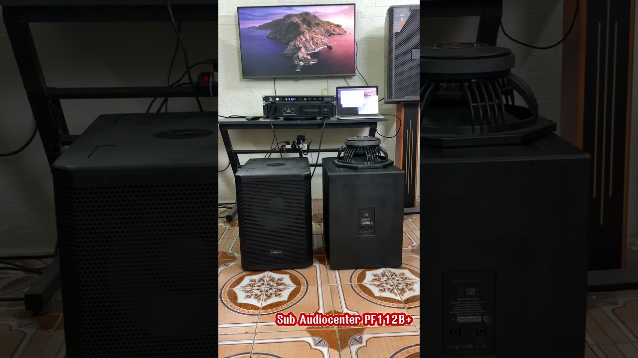 Chất &acirc;m Sub Audiocenter PF112B+ cực hiếm #audio17 #loa #audiocenter