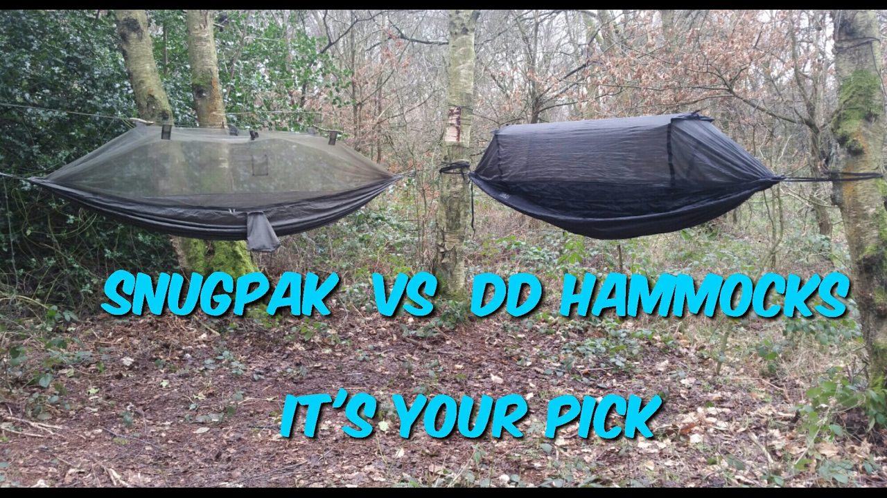 Comparing DD FRONTLINE HAMMOCK TO SNUGPAK JUNGLE HAMMOCK ( pros and cons )