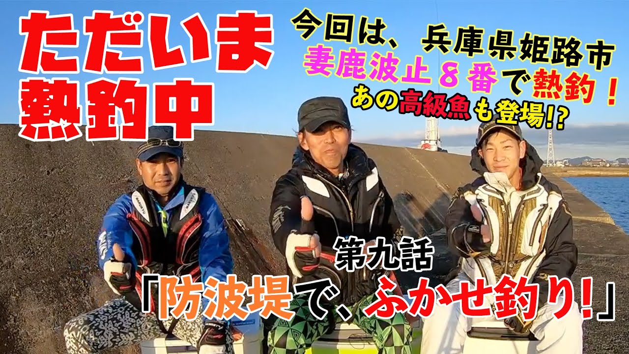 ただいま熱釣中　第九話「防波堤で、ふかせ釣り」