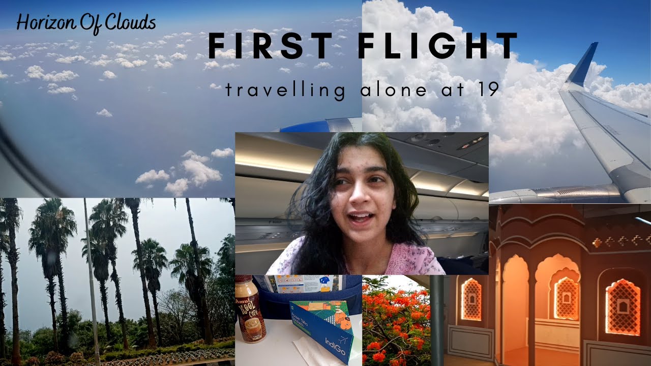 My First Flight 🤪| Travelling Alone At 19  | Vlog #1