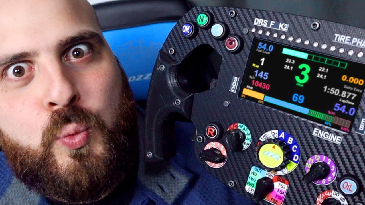 IL MIO NUOVO VOLANTE per F1 uguale al vero Ferrari!