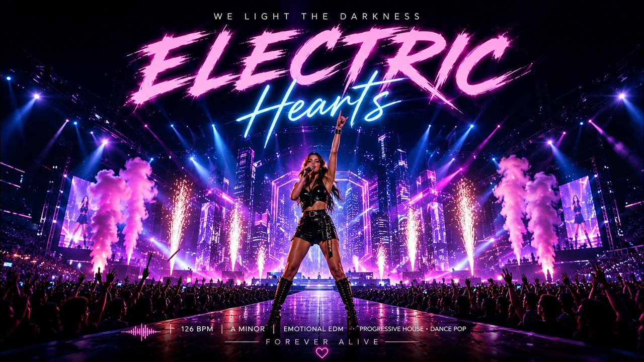 ⚡ Electric Hearts &ndash; Official Music Video | National Tune X