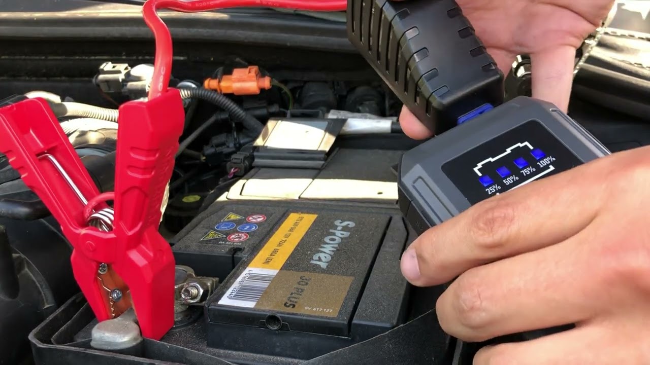 Starthilfe mit Powerbank - TOPDON JS1200 JUMPSTARTER - Auto - Test