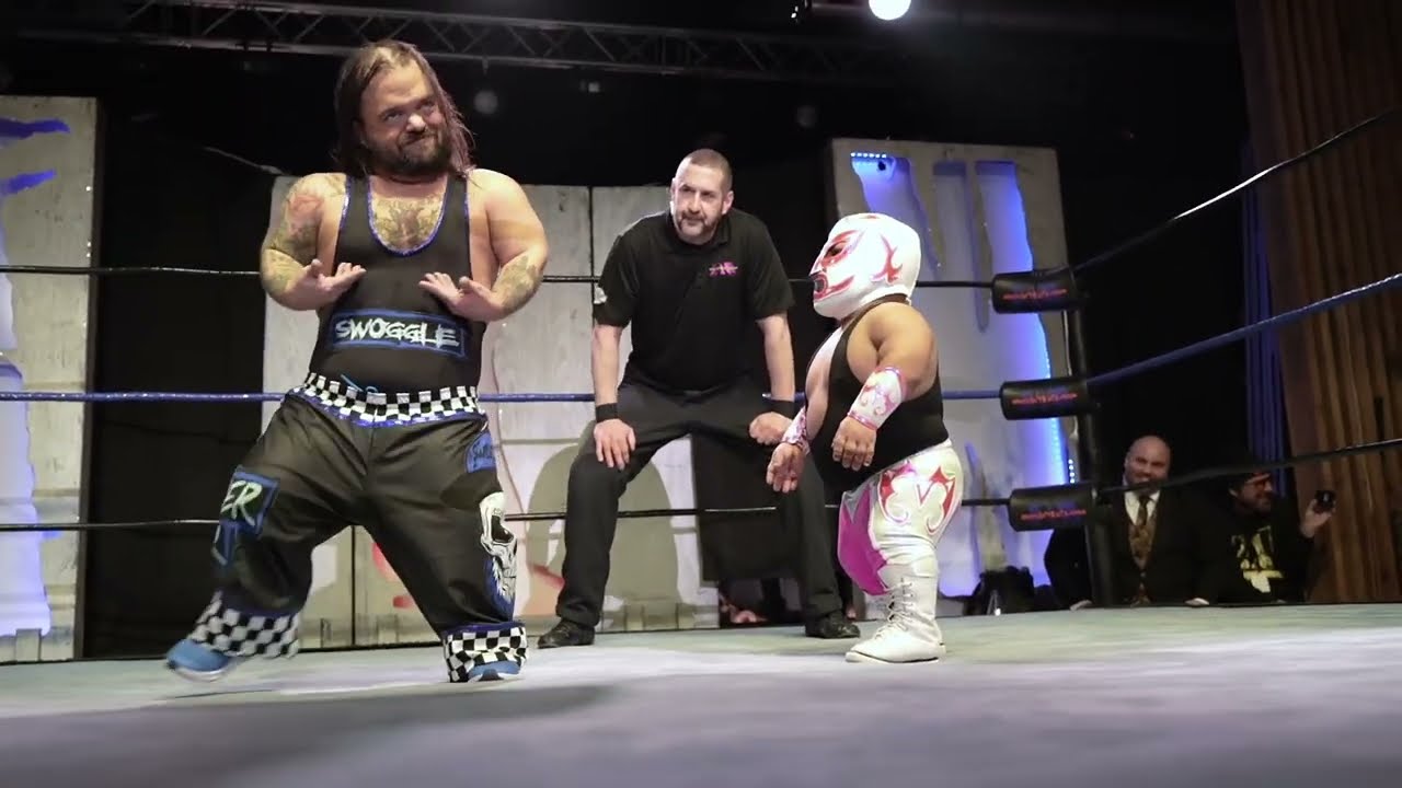 Своггл против Микромена (полный матч) — Absolute Intense Wrestling