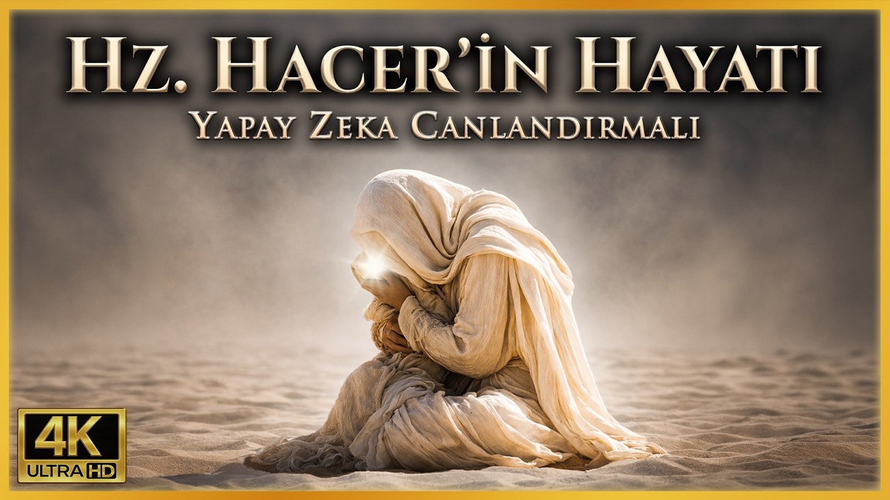 Hz. Hacer:Oğlu İsmail (as) ile Çölde Yapayalnız - Yapay Zeka Canlandırmalı - Cennetin Anneleri - B6