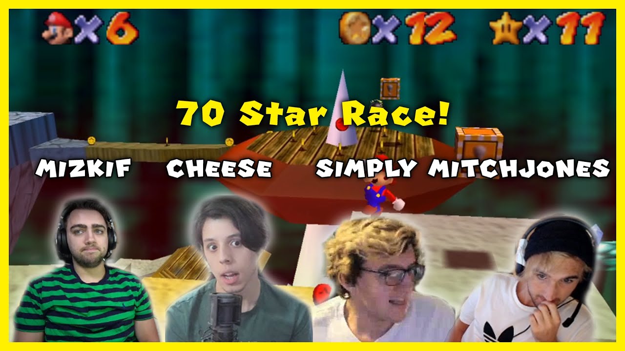 I raced Mizkif and MitchJones in Super Mario 64