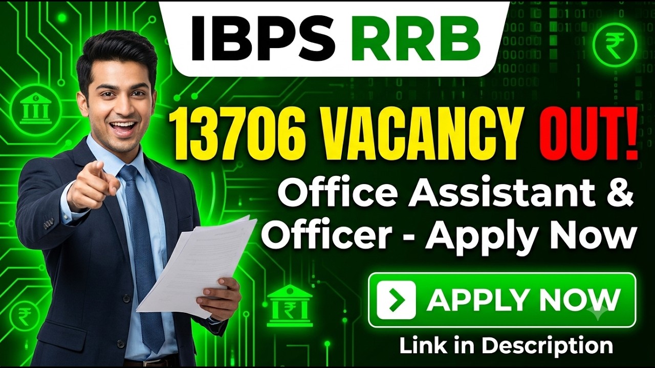 IBPS RRB 2026 Notification Out | 13706 Vacancy #ibpsrrb #bankjobs #govtjobs #ibpsjobs