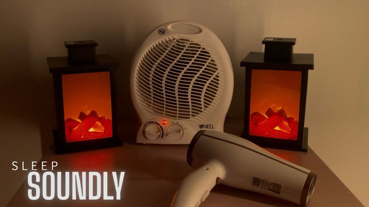 BETTER RELAX than USUAL gives YOU a DEEPER SLEEP - FIREPLACE, FAN HEATER and HAIR DRYER SOUND (ASMR)
