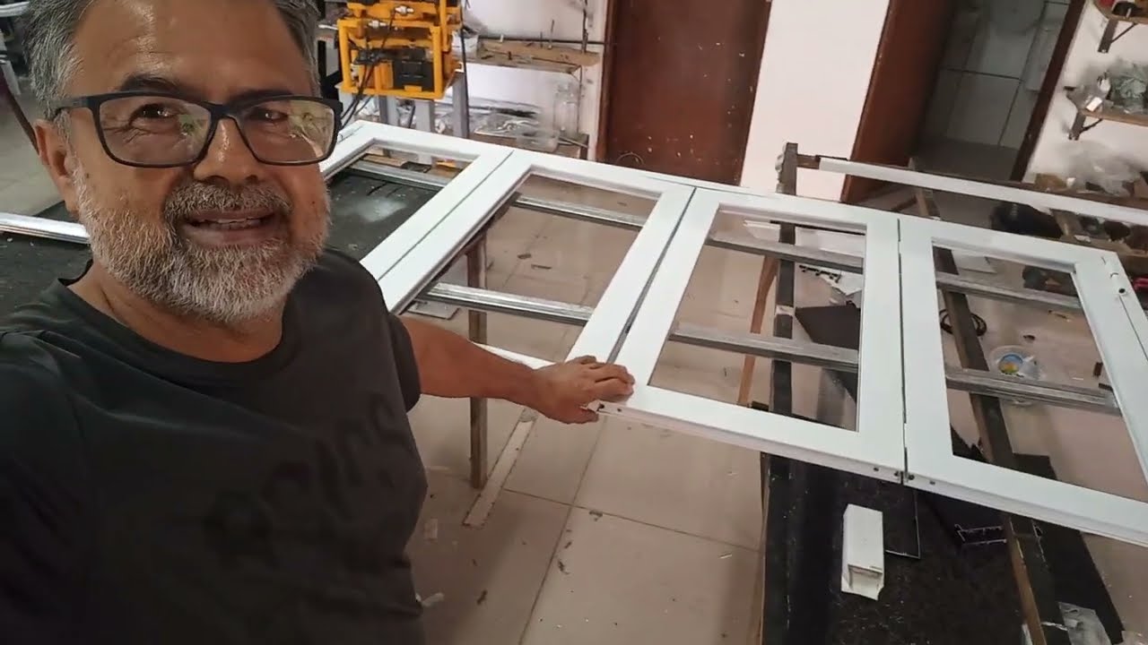 porta camarão 4 folhas , curso de esquadrias presencial