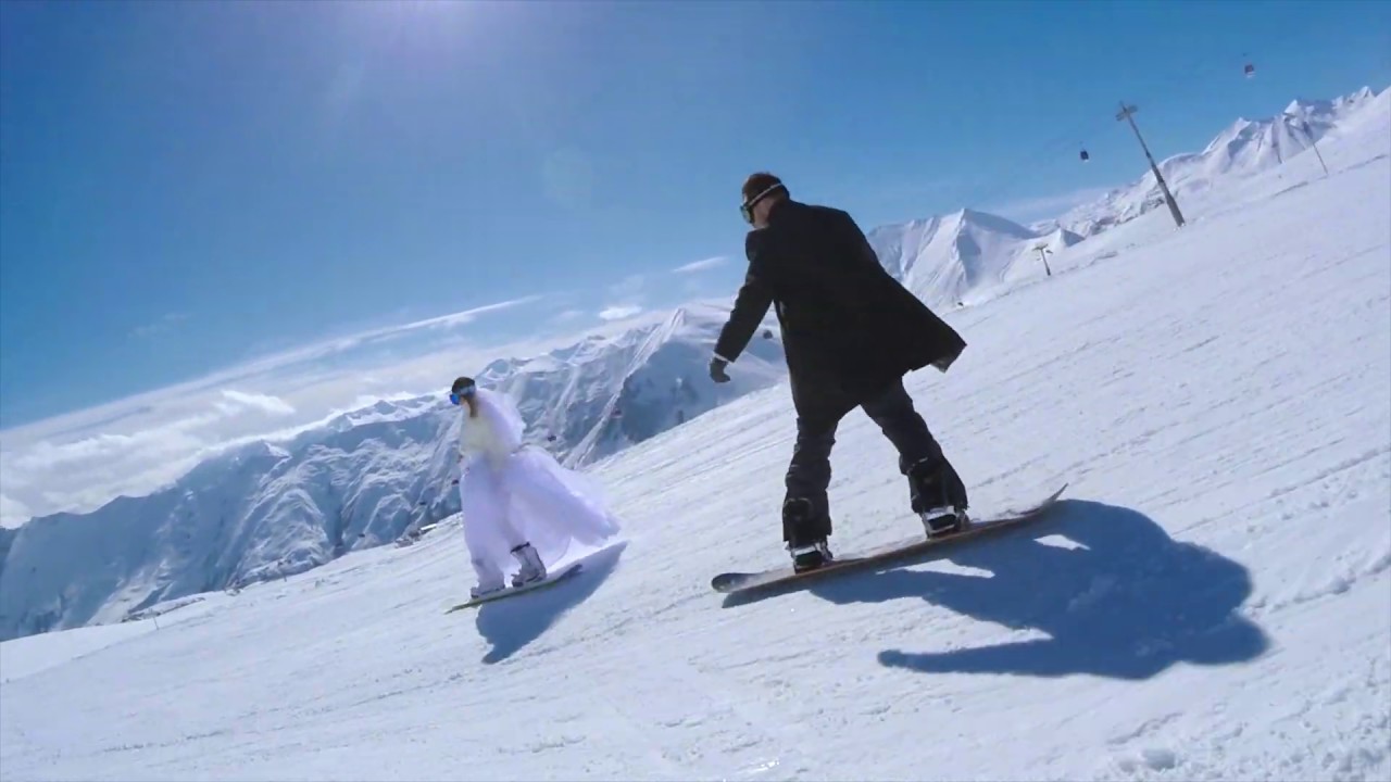 Snowboard wedding | Gudauri, Georgia, 2018