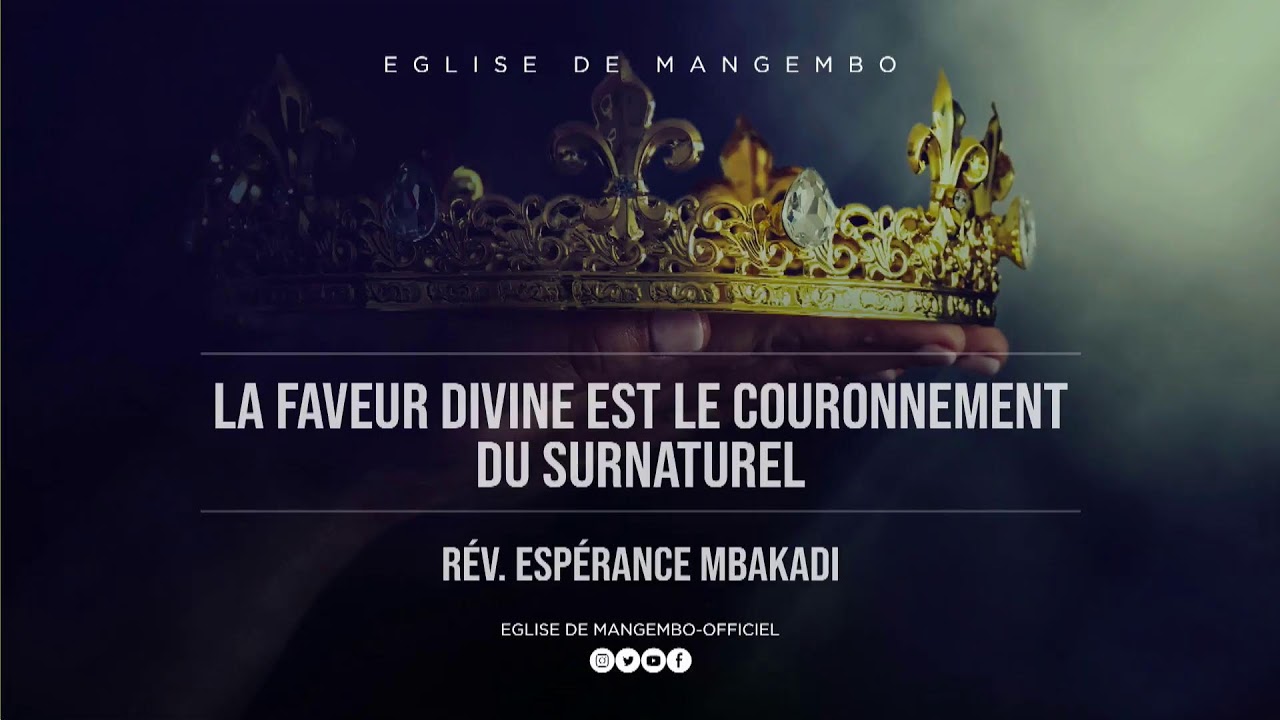 🔴 LIVE | Culte de Mardi | La Faveur Divine (4) | Rév.  Espérance Mbakadi