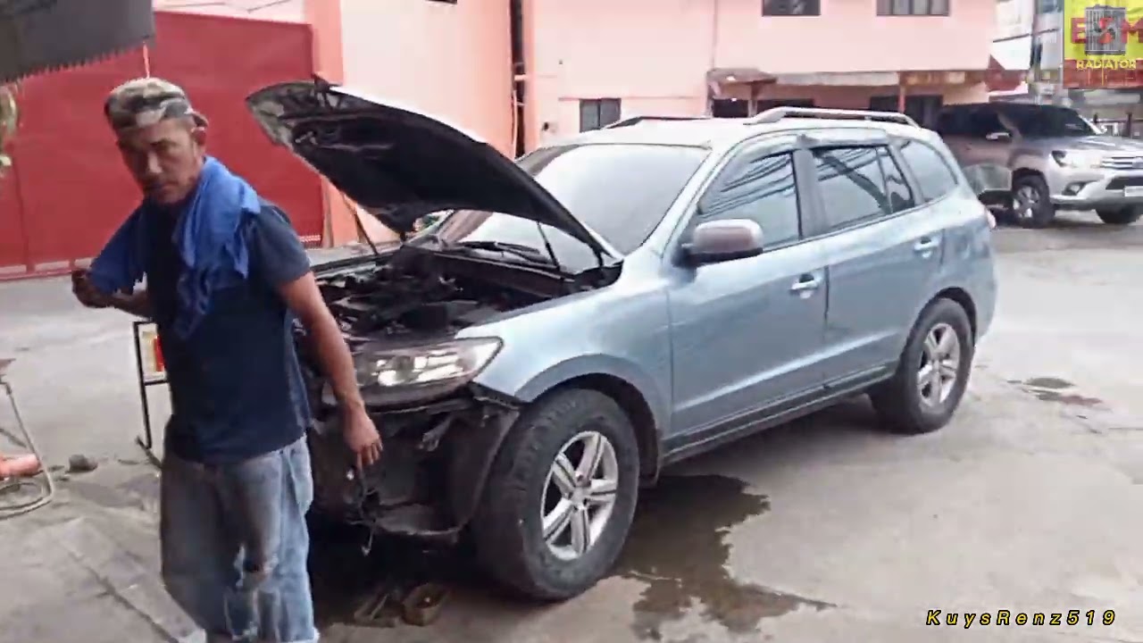 Hyundai Santa Fe overhaul cleaning and Repair Radiator