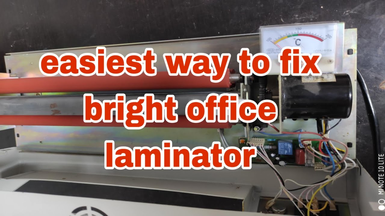 How to repair bright office laminator, issue roller fails l easiest way to fix laminator.