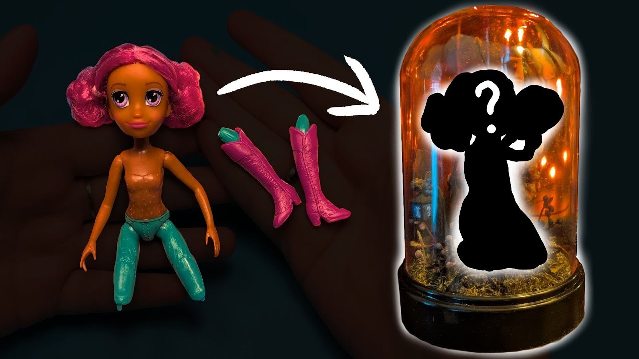 I Turned a Tiny Doll into a Spooky Little Diorama | OOAK Custom Doll Repaint