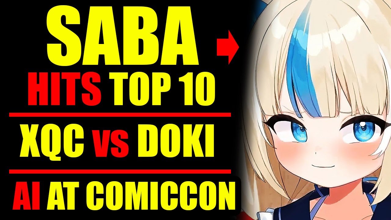 SABA Hits TOP 10, DOKI vs XQC, Anya Nyabss Debut, AI Artists at Comic Con, Umamusume goes AI