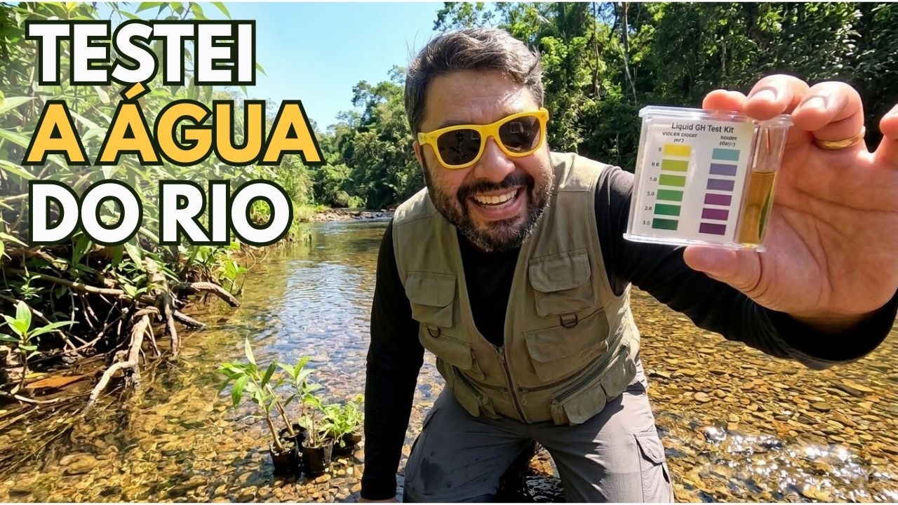 O melhor filtro que existe - a margem do rio!