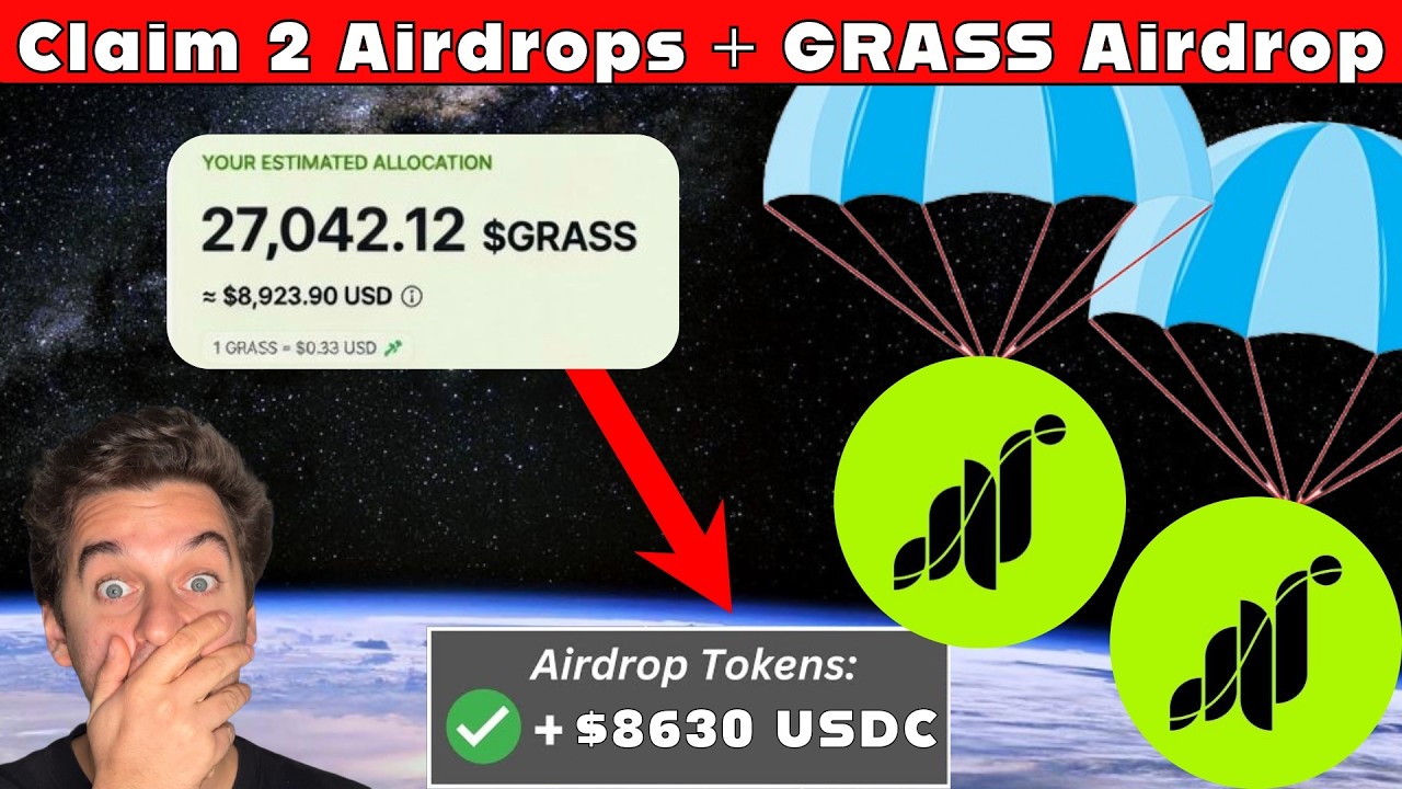 Claim 2 Airdrops + GRASS Airdrop - DO THIS NOW