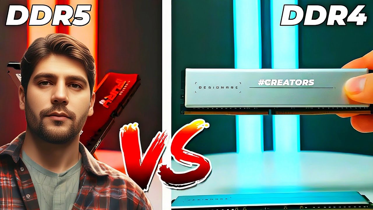 کدومو بخریم؟🤔 مقایسه رم های DDR5 و DDR4 و عملکردشون توی گیم و رندرینگ🤯🔥به همراه کلی بنچمارک