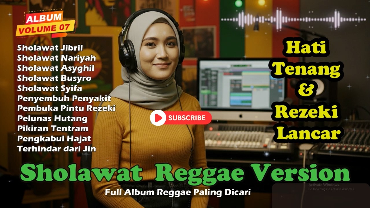 Sholawat Reggae Paling Syahdu 🌙 | Lantunan Islami Pembawa Kedamaian | Sholawat Rindu Vol. 7