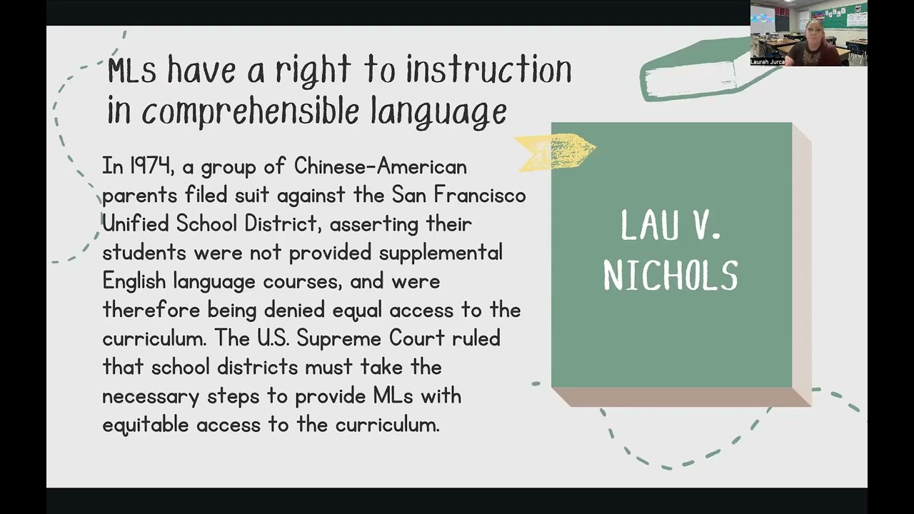 Multilingual Learners: Laws and Student Rights