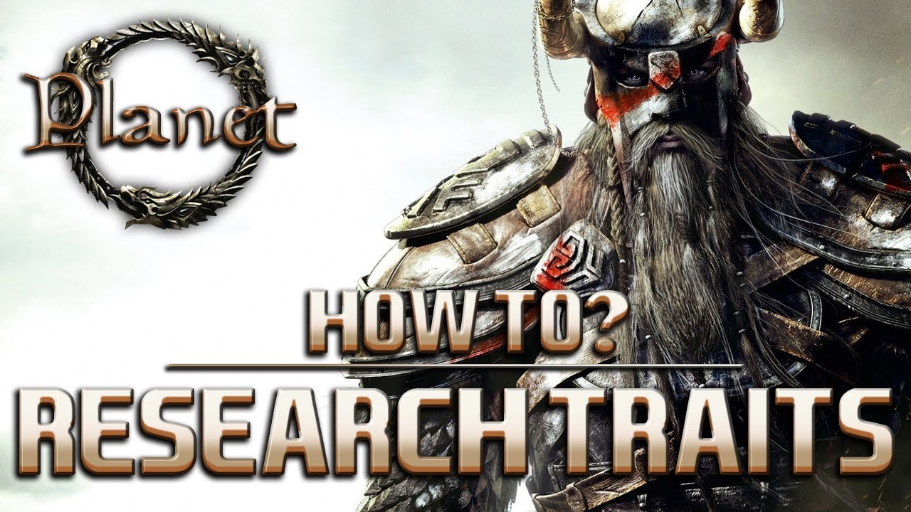 Elder Scrolls Online (ESO) - How to Research & Traits Weapon/Armour (Guide)