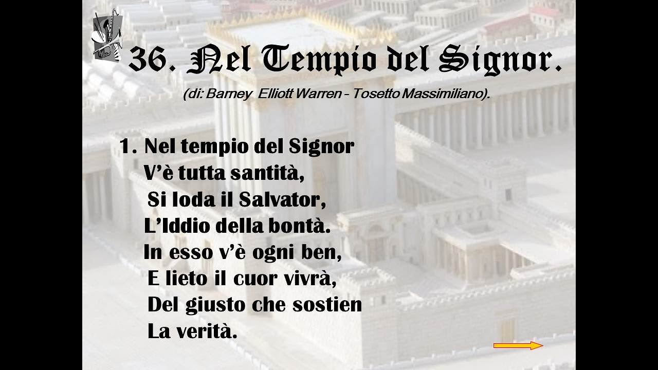 36. Nel Tempio del Signor (di:  Barney  Elliott Warren - Tosetto Massimiliano).