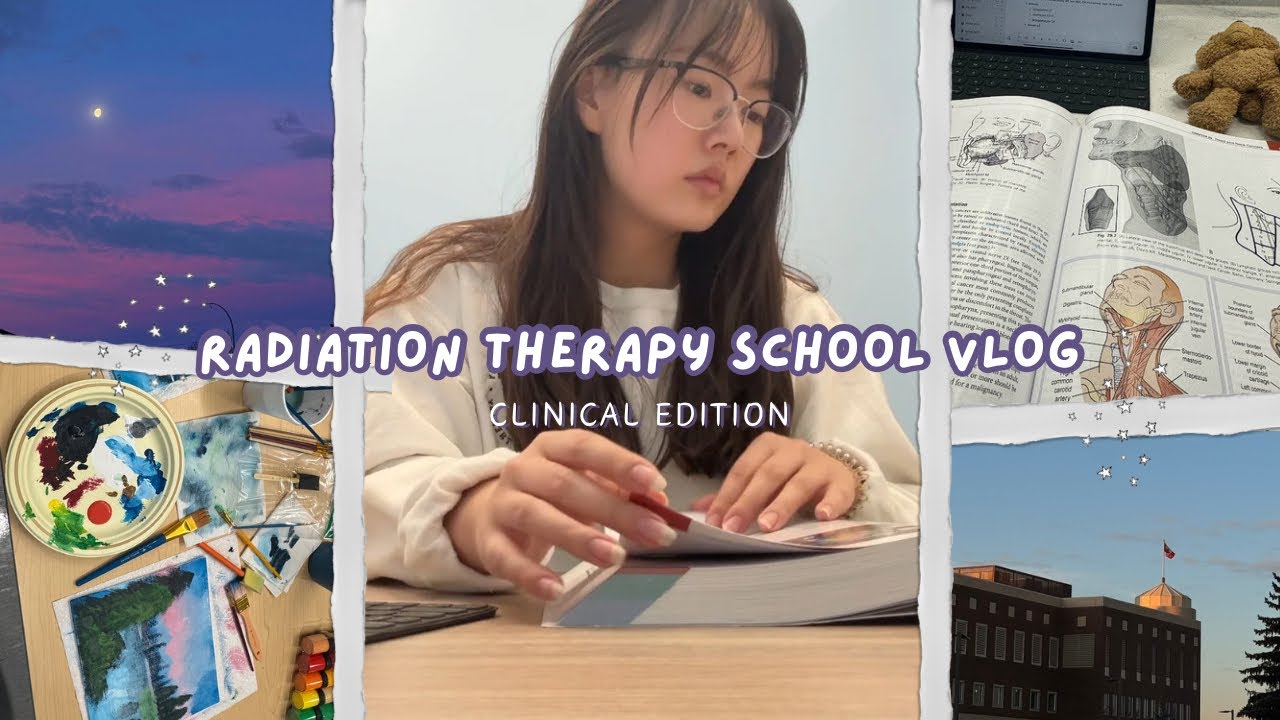 day in my life as a radiation therapy student - clinical edition !!
