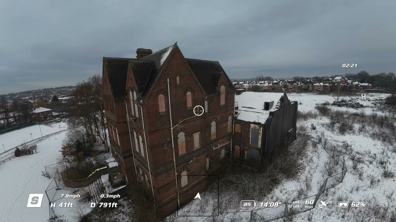 DJI Avata 2  -  North Staffordshire Royal Infirmary Main Entrance Googles View