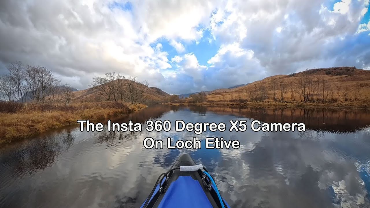 Камера Insta 360 X5 и река Кингласс (Loch Etive)