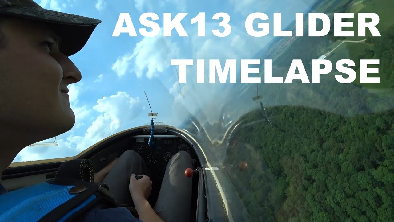 ASK13 Glider Timelapse | Launch to Landing