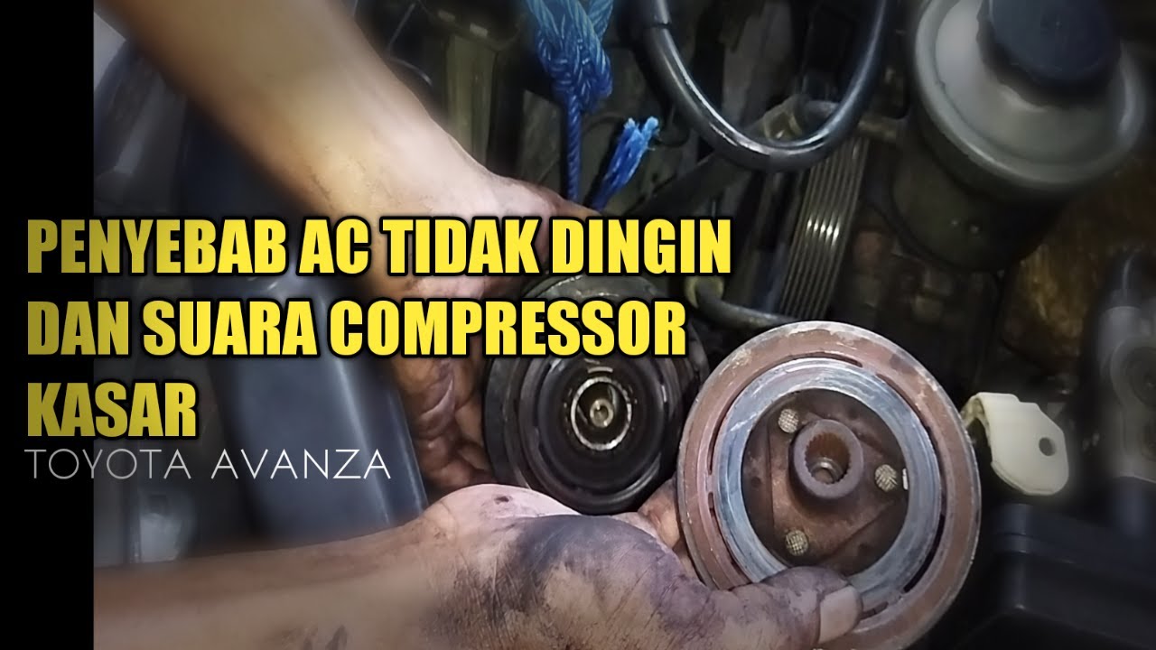 Ganti magnet clutch avanza | Tanpa buang freon