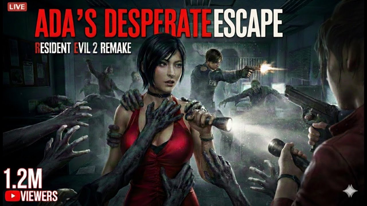 I Played RE2 with Only a Flashlight – Horror Overload!  😱🔥 #granny #shortlive