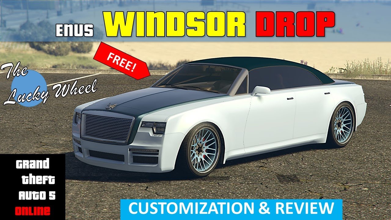 Enus Windsor Drop (Rolls Royce Wraith) Best customization & Review (GTA 5 Online Podium Car Review)