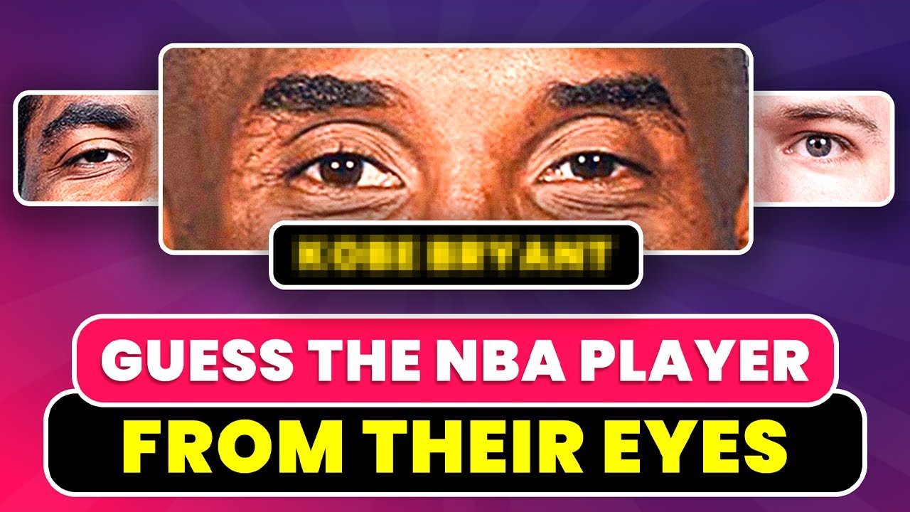 Guess The NBA Player By His Eyes! | Basketball Quiz Challenge 🏀