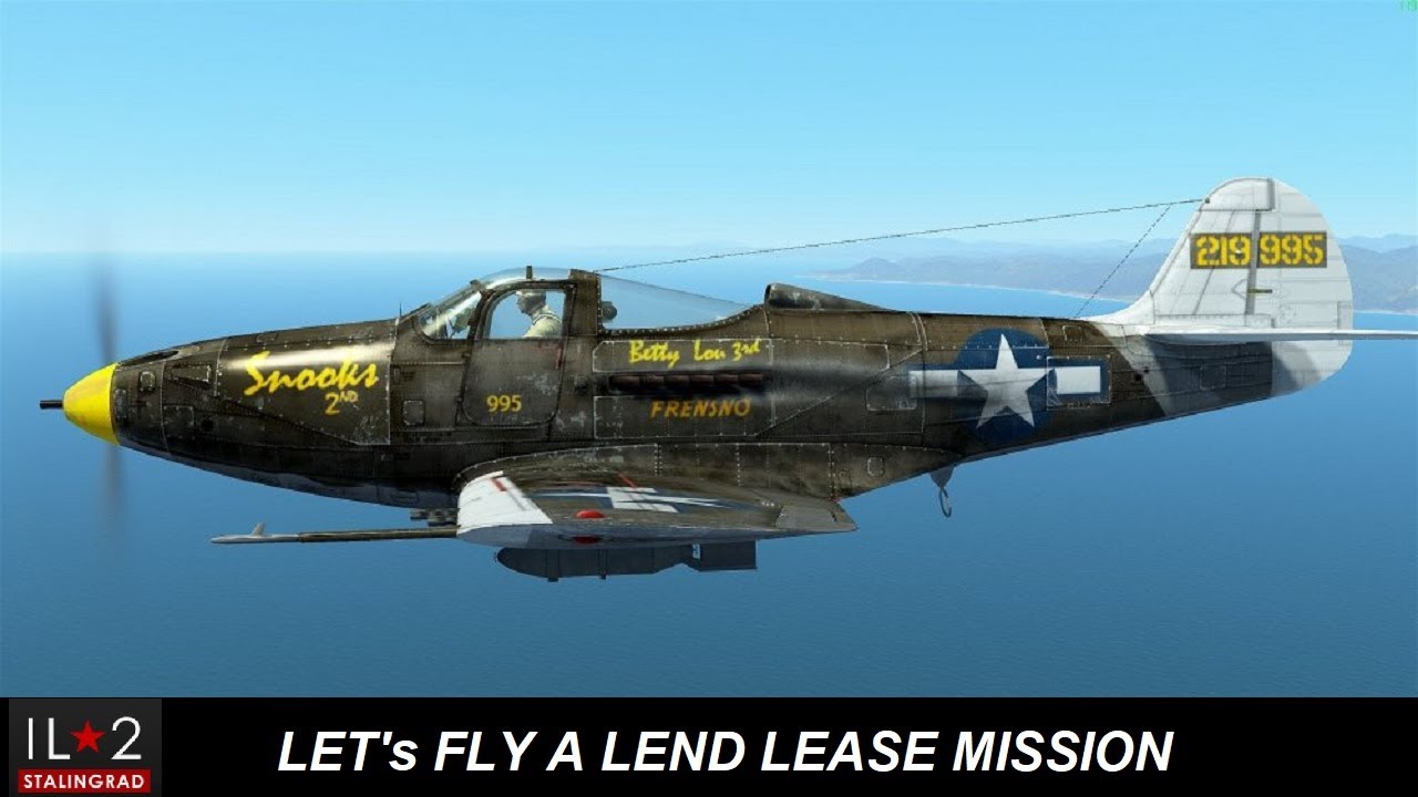 Let's Fly a Lend Lease Mission P39 Aircobra IL-2 Great Battles in 4K UHD