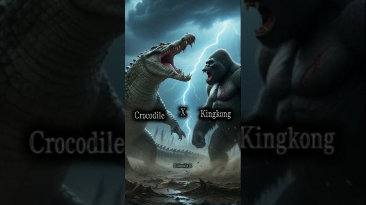 CrocoKong: The Ultimate Monster #hybrid #shorts