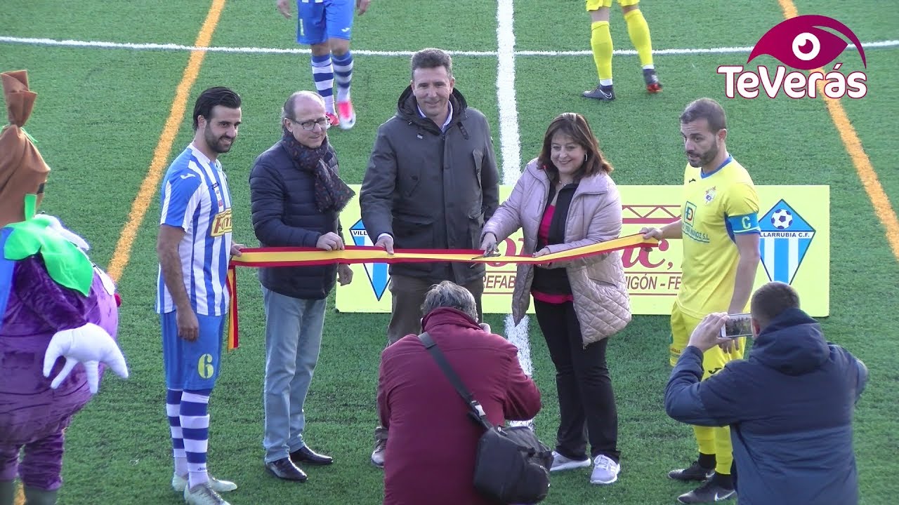 Inauguración del remodelado Campo de Fútbol de Villarrubia de los Ojos