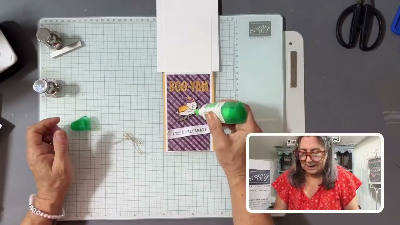 5 ways I use a magnetic board and magnets with the Stampin' UP! Glass Mat Studio