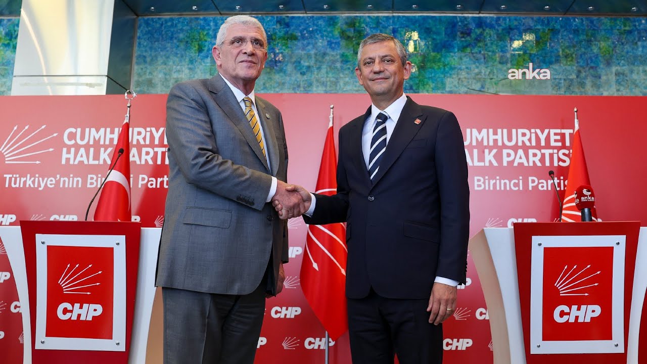 İYİ Parti Genel Başkanı Müsavat Dervişoğlu, CHP Genel Başkanı Özgür Özel'i ziyaret etti