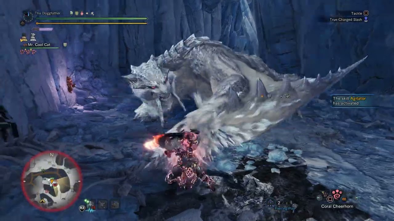 Monster Hunter: World - Frostfang Barioth Greatsword Hunt