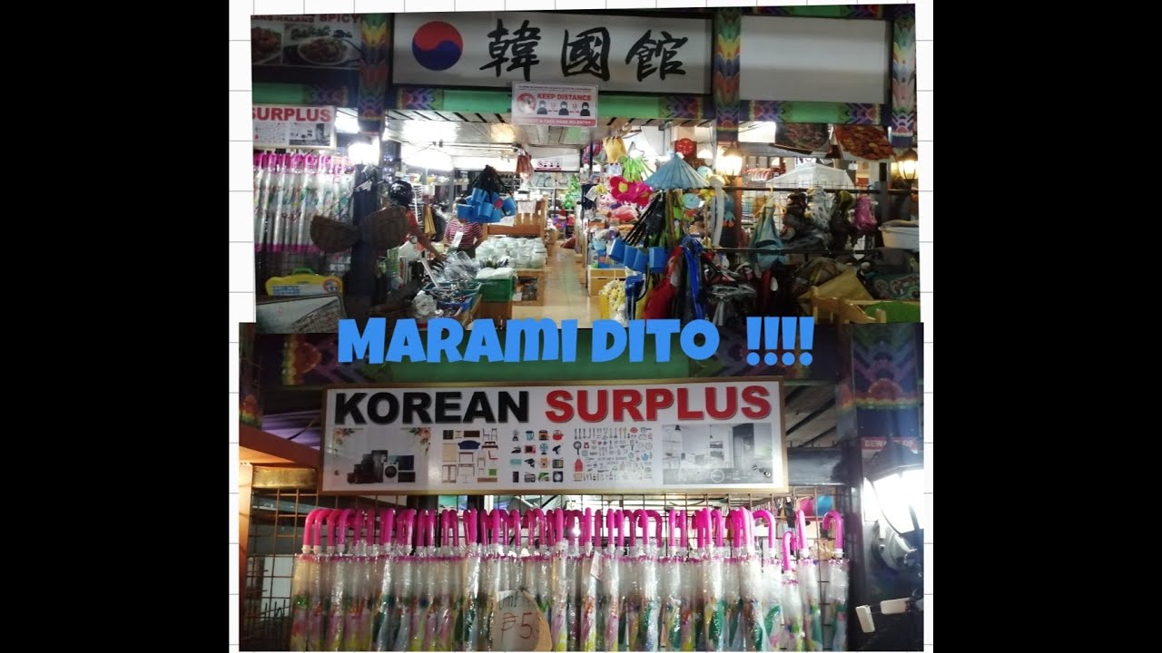 Korean surplus center,, Korean  housewares, kitchenwares, secondhand shoes, toys for kids etc.
