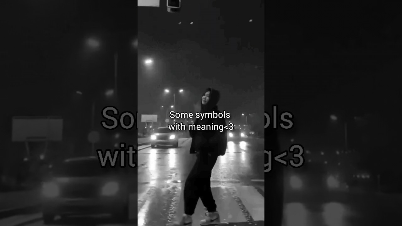 Some symbols with meanings..🤫 