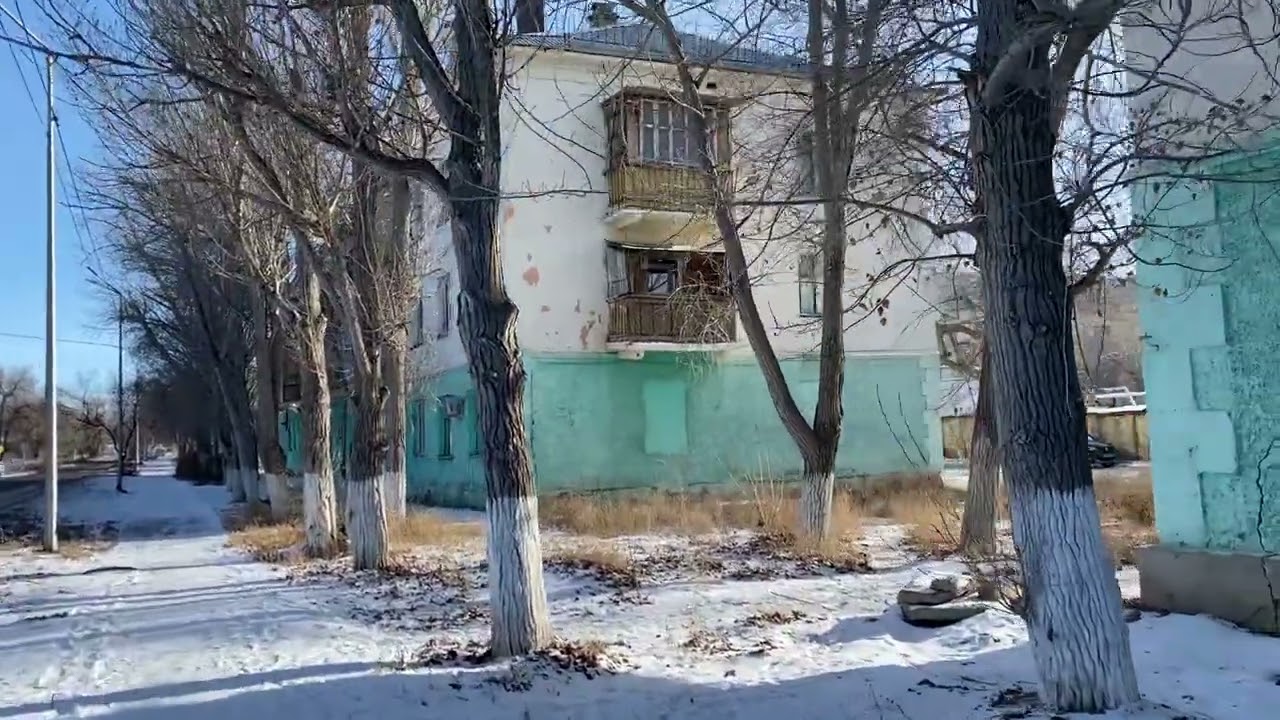 Приозёрск 26.01.2025 г. Зимняя прогулка по родным местам (ул. Абая, бывшая ул.Октябрьская)