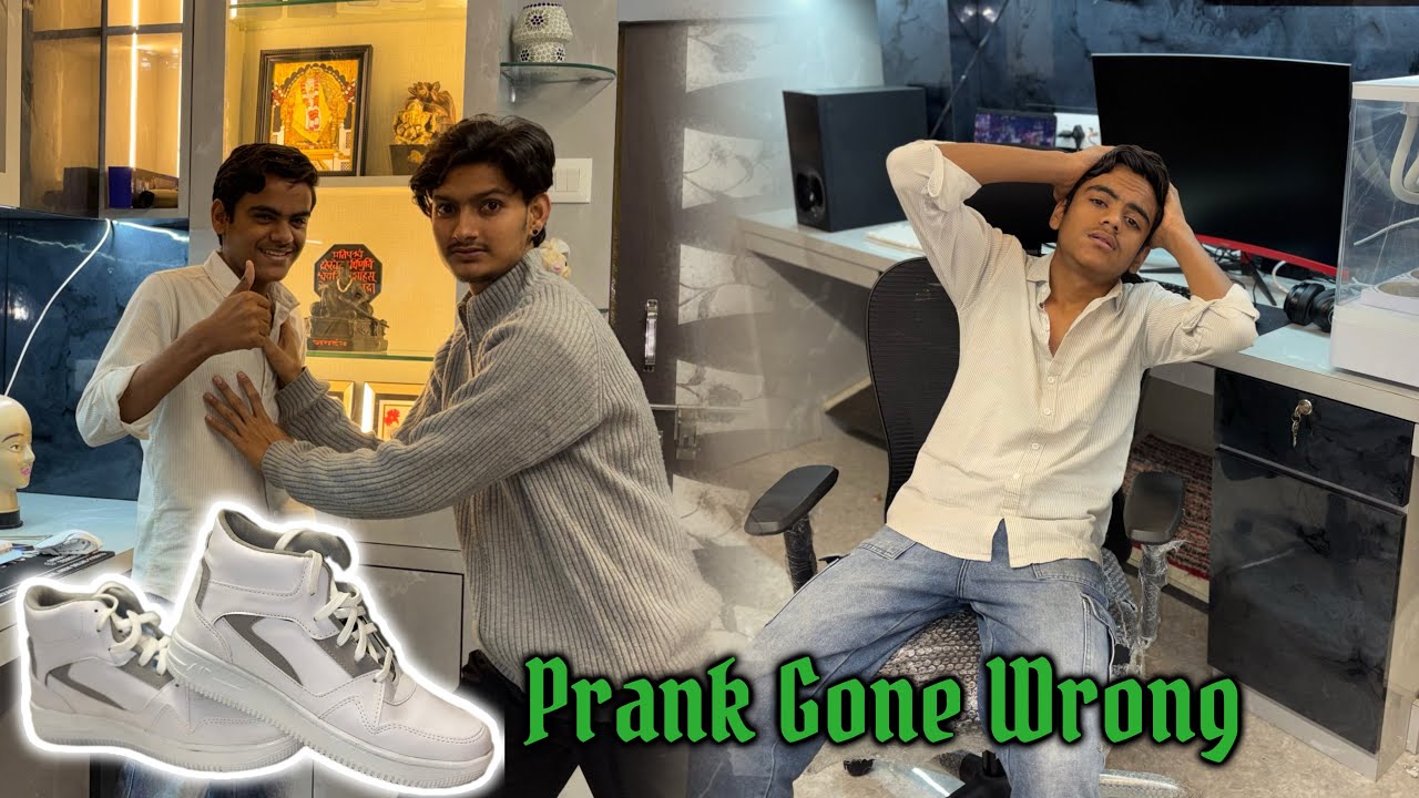 Prank Gone Wrong on Anshu bhaiya 🤣