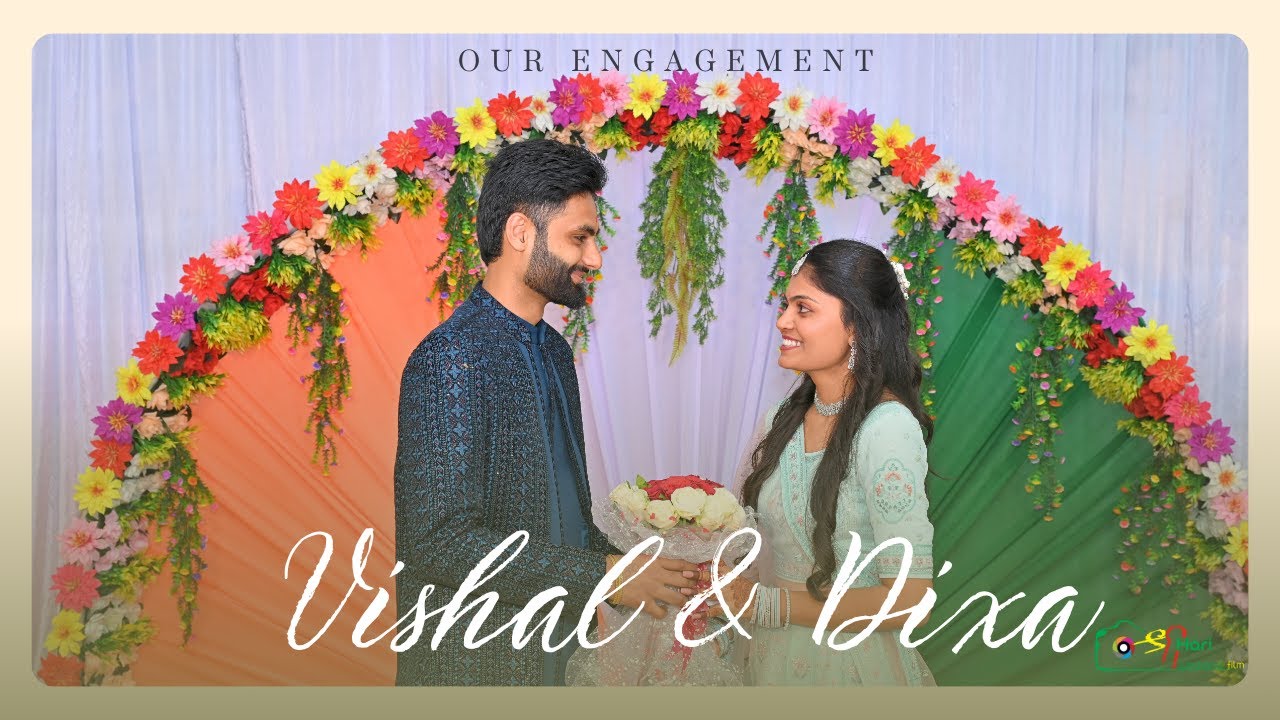 VISHAL-DIXA  II ENGAGEMENT HIGHLIGHT-2024 IIshreehariweddingfilms IIMane Malje
