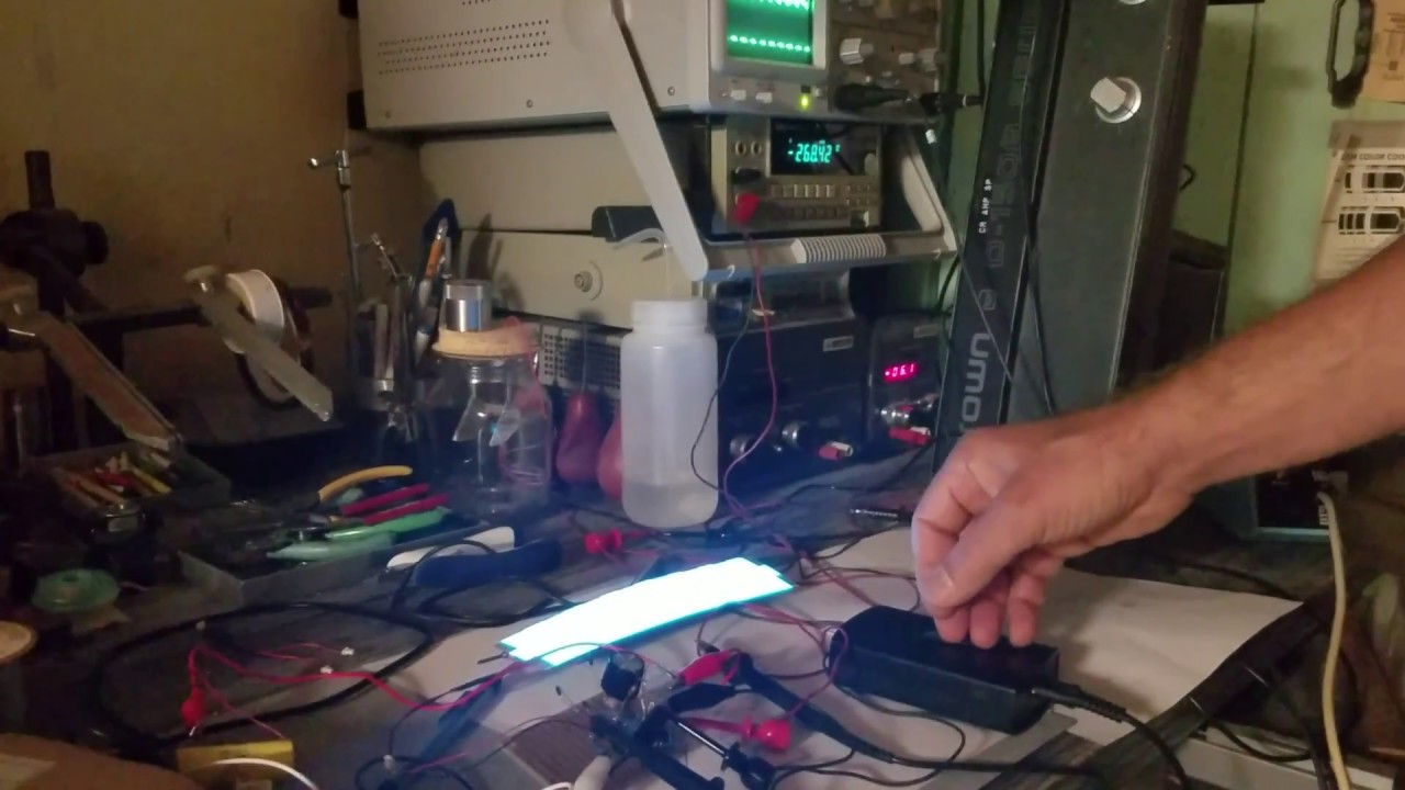 Shifting EL panel frequency