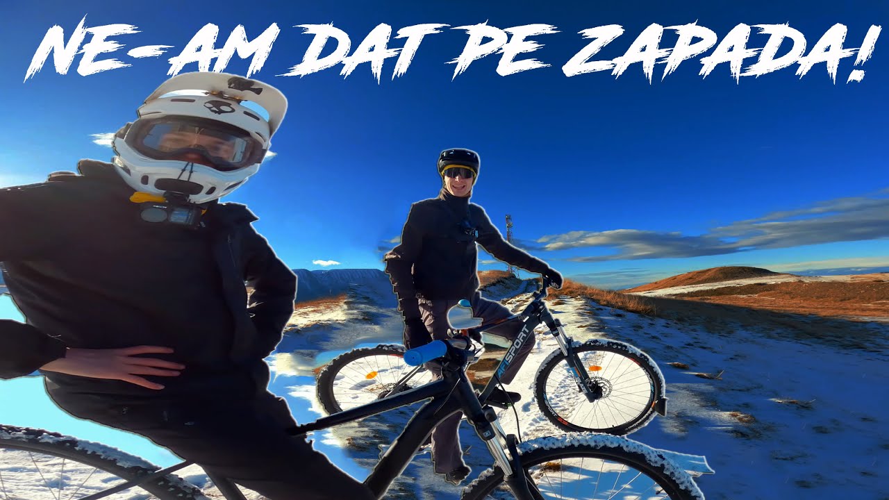 Ne-am dat la Azuga pe biciclete ieftine - CLAUDIU A CĂZUT!