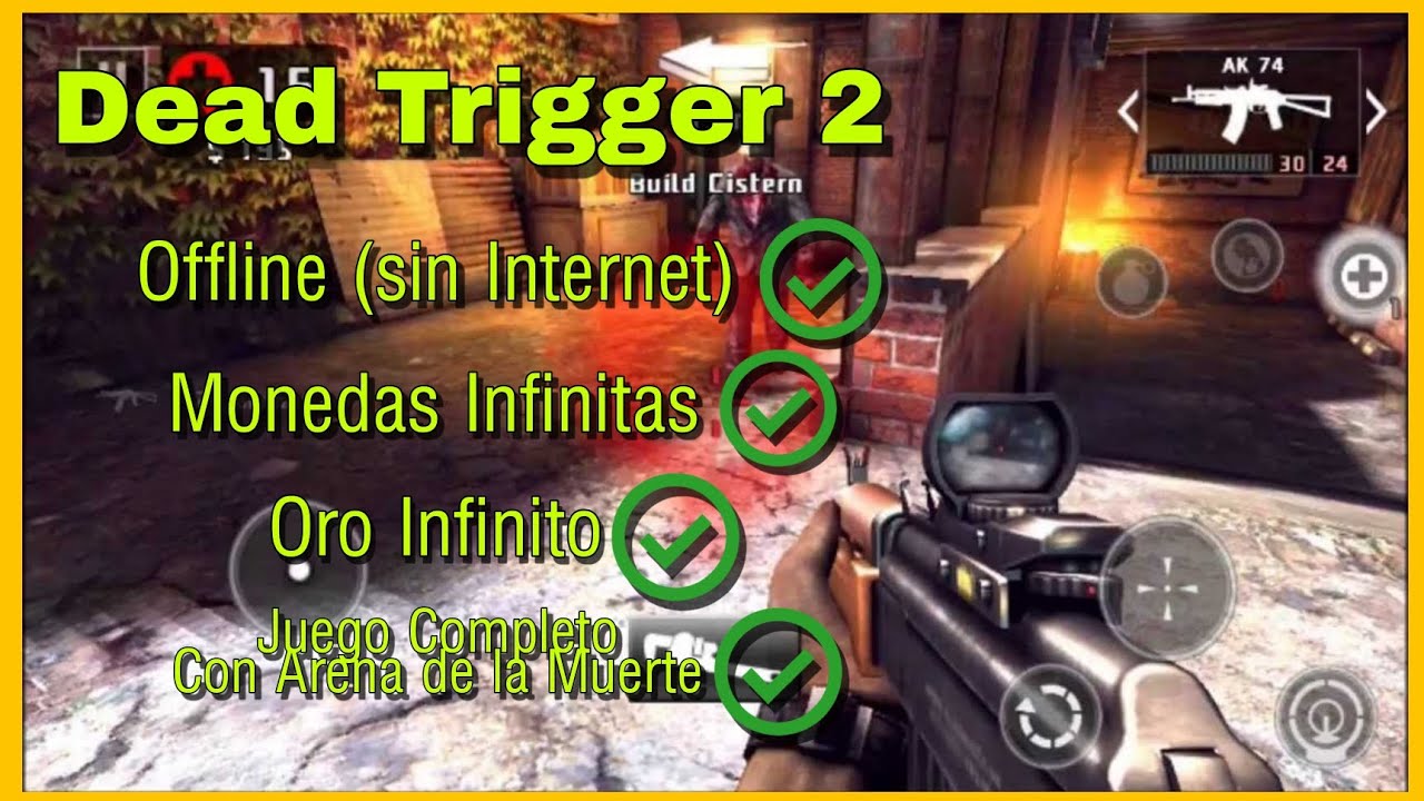 Dead Trigger 2 Offline (sin Internet + Recursos Infinitos) APK + OBB + LINK DIRECTO MEDIAFIRE